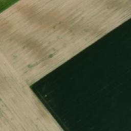 Satellite imagery of [Praskačka] church t., CZ