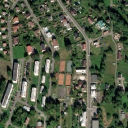 Satellite imagery of [Rokytnice v Orlických horách] church t., CZ