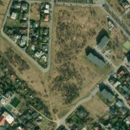 Satellite imagery of [Roztoky u Prahy] heating plant chimney, CZ