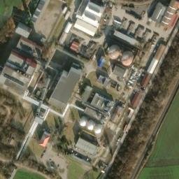 Satellite imagery of [Praha-Třeboradice] heating plant chimney, CZ