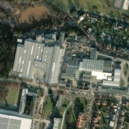 Satellite imagery of [Čelákovice] factory chimney, CZ