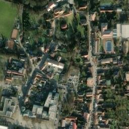 Satellite imagery of [Čelákovice] church t., CZ