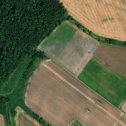 Satellite imagery of [Přerov nad Labem] church t., CZ