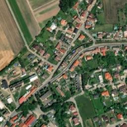 Satellite imagery of [Přerov nad Labem] church t., CZ