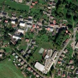 Satellite imagery of [Rokytnice v Orlických horách] church t., CZ