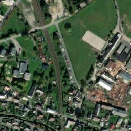 Satellite imagery of [Město Albrechtice] church t., CZ
