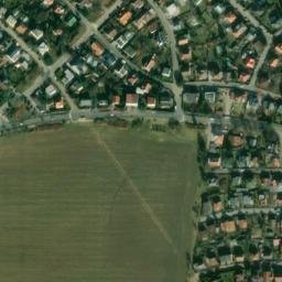 Satellite imagery of [Roztoky u Prahy] heating plant chimney, CZ