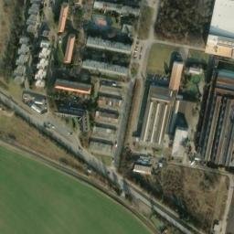 Satellite imagery of [Čelákovice] factory chimney, CZ