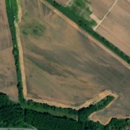 Satellite imagery of [Přerov nad Labem] church t., CZ