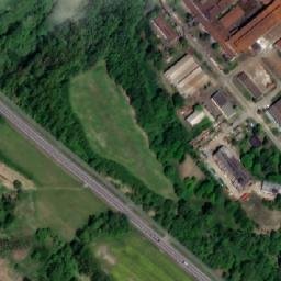 Satellite imagery of [Týniště nad Orlicí] factory chimney, CZ