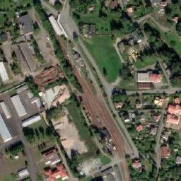 Satellite imagery of [Rokytnice v Orlických horách] church t., CZ