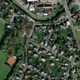 Satellite imagery of [Město Albrechtice] church t., CZ