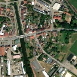 Satellite imagery of [Chlumec nad Cidlinou] church t., CZ