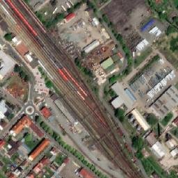 Satellite imagery of [Týniště nad Orlicí] old water outlook t., CZ