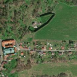 Satellite imagery of [Chlum Svaté Maří] church t., CZ