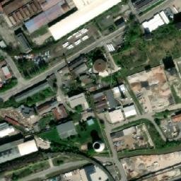 Satellite imagery of Hut Dubska 3] [Kladno] factory chimney, CZ