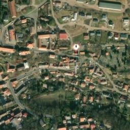 Satellite imagery of [Únětice u Prahy] church t., CZ