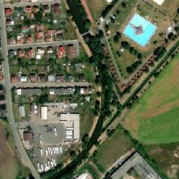 Satellite imagery of [Chlumec nad Cidlinou] church t., CZ