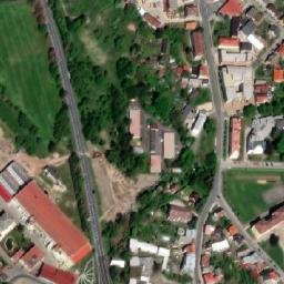 Satellite imagery of [Týniště nad Orlicí] old water outlook t., CZ