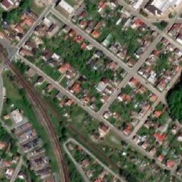 Satellite imagery of [Týniště nad Orlicí] old water outlook t., CZ