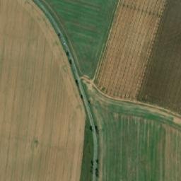 Satellite imagery of [Kolešovice] cemetry curch t., CZ
