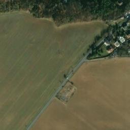 Satellite imagery of [Únětice u Prahy] church t., CZ