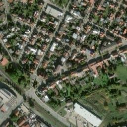 Satellite imagery of [Poděbrady] catholic church t., CZ