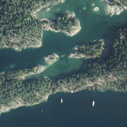 Satellite imagery of Melanie Point, CA