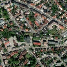 Satellite imagery of [Kladno] church t., CZ