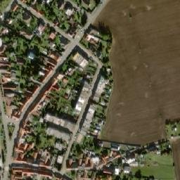 Satellite imagery of [Sadská] church t., CZ