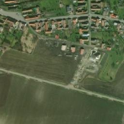 Satellite imagery of [Choťovice] church t., CZ