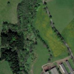 Satellite imagery of [Vikantice] church t., CZ