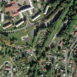 Satellite imagery of [Horní Slavkov] heating plant chimney, CZ