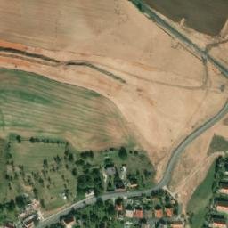 Satellite imagery of [Lubenec] church t., CZ