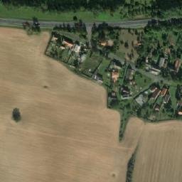Satellite imagery of [Petrohrad-Bílenec] church t., CZ