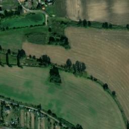Satellite imagery of [Kolešovice] church t., CZ