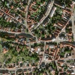 Satellite imagery of [Sadská] church t., CZ