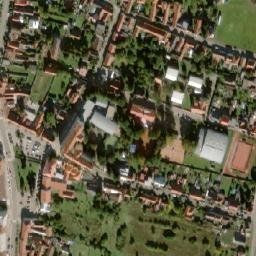 Satellite imagery of [Sadská] church t., CZ