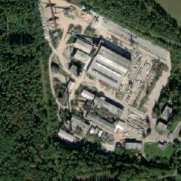Satellite imagery of Betonika [Lípa nad Orlicí] factory chimney, CZ