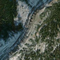 Satellite imagery of Isola Peak, CA