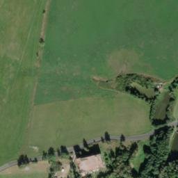 Satellite imagery of Přádelna C. B. Goldner [Libá] factory chimney, CZ