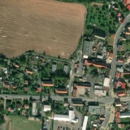 Satellite imagery of [Lubenec] church t., CZ