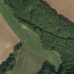 Satellite imagery of [Petrohrad-Bílenec] church t., CZ