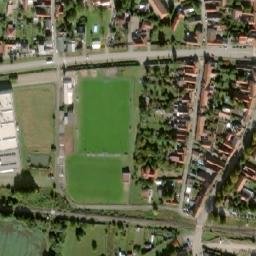 Satellite imagery of [Sadská] church t., CZ