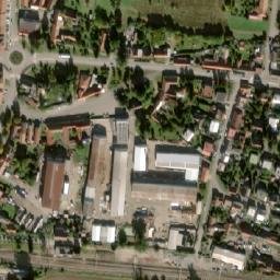 Satellite imagery of [Sadská] church t., CZ
