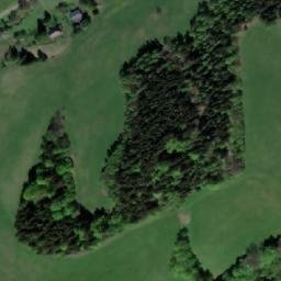 Satellite imagery of [Vikantice] church t., CZ