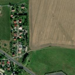 Satellite imagery of [Františkovy Lázně] heat plant chimney, CZ