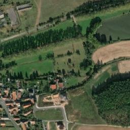 Satellite imagery of [Olešná u Rakovníka] church sanctus t., CZ