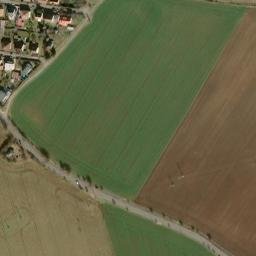 Satellite imagery of [Středokluky] church t., CZ