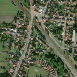 Satellite imagery of [Libice nad Cidlinou] church t., CZ